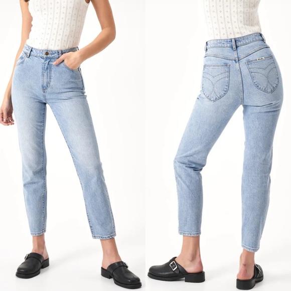 Rolla's Dusters High Rise Slim Jeans in Old Stone Wash women's - Picture 10 of 16